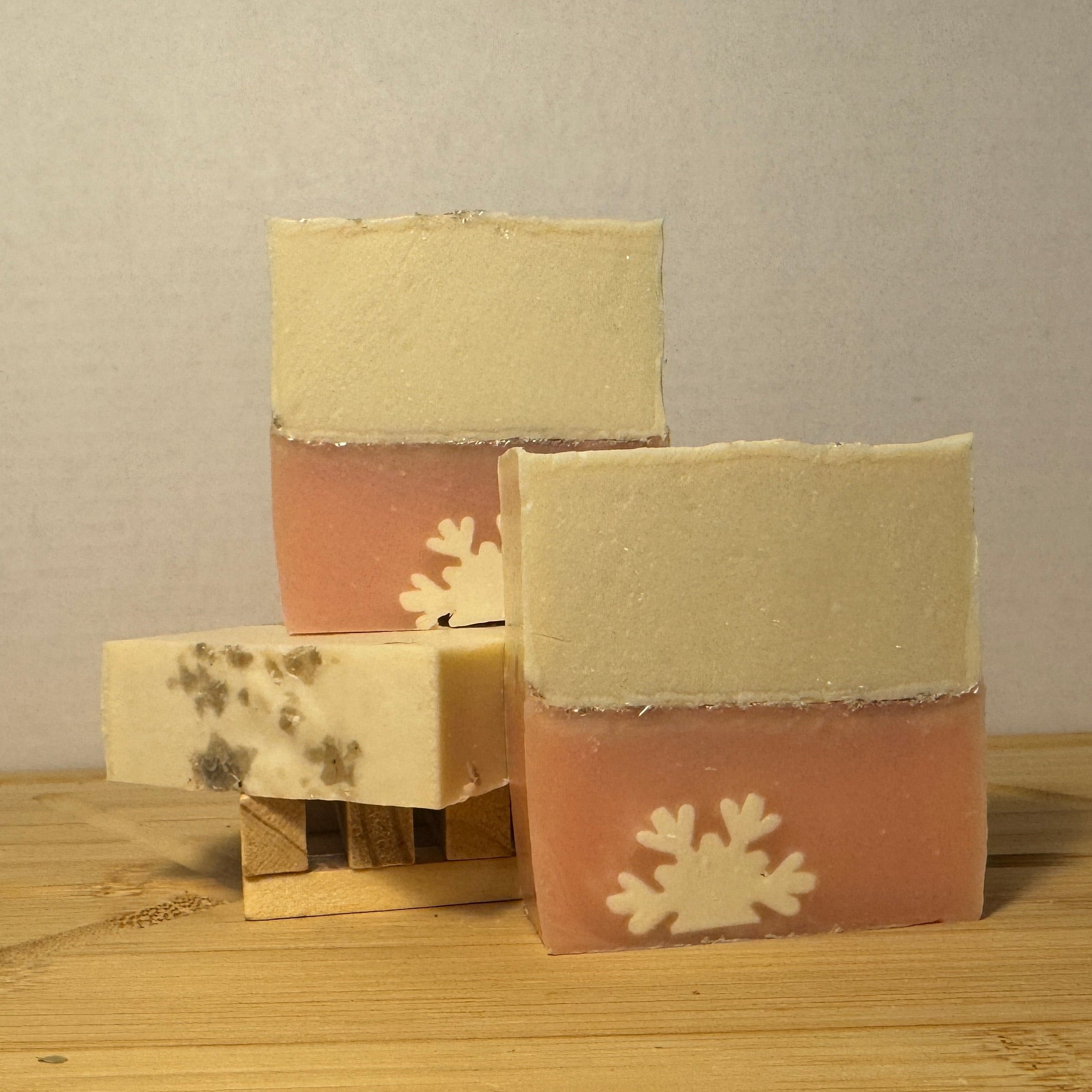 Pink Baby Powder Snowflake Bar